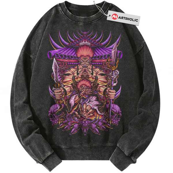 Ryomen Sukuna Sweatshirt, Jujutsu Kaisen Sweatshirt, Anime Sweatshirt, Vintage Sweatshirt