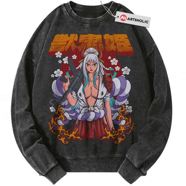 Yamato Sweatshirt, One Piece Sweatshirt, Anime Sweatshirt, Vintage Sweatshirt