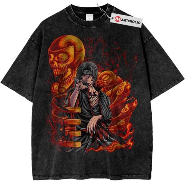 Itachi Uchiha Shirt, Akatsuki Shirt, Naruto Shirt, Anime Shirt, Vintage Tee