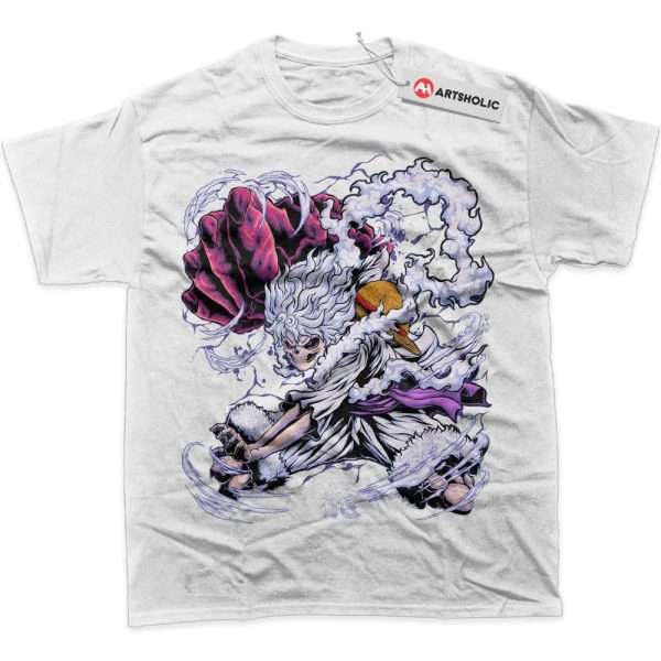Skull Luffy Gear 5 Shirt, One Piece Shirt, Anime Shirt, Graphic Tee