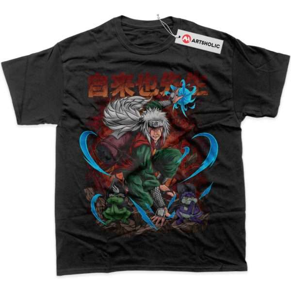 Jiraiya Shirt, Naruto Shirt, Anime Shirt, Graphic T-Shirt