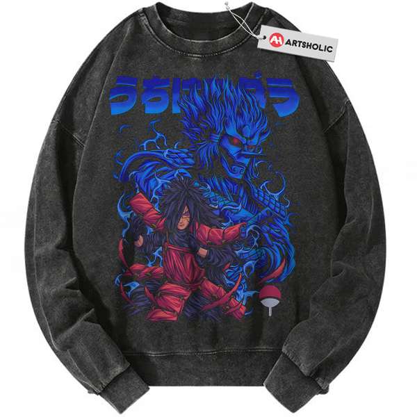 Madara Uchiha Sweatshirt, Naruto Sweatshirt, Anime Sweatshirt, Vintage Sweatshirt