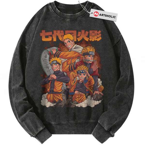 Naruto Uzumaki Sweatshirt, Anime Sweatshirt, Vintage Sweatshirt
