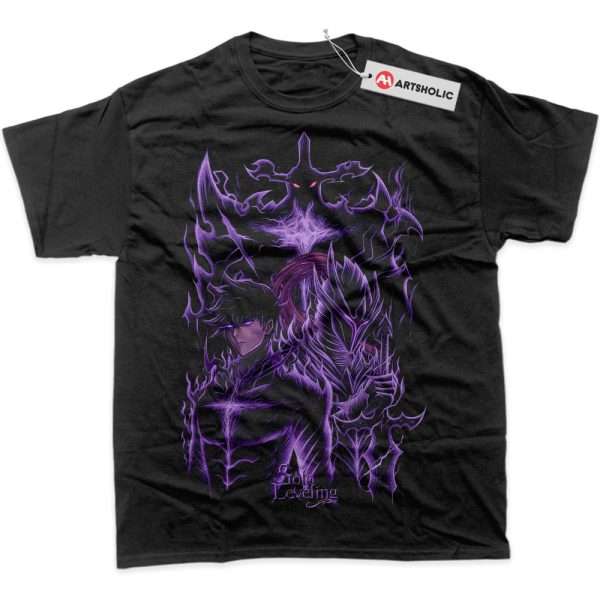 Sung Jinwoo Shirt, Solo Leveling Shirt, Anime Shirt, Graphic T-Shirt