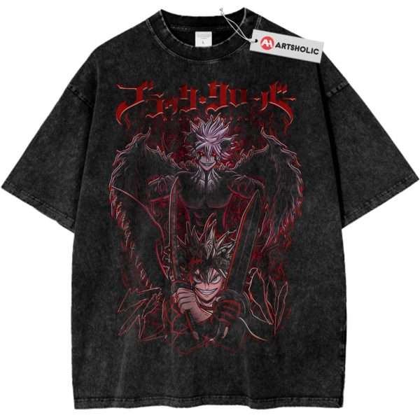 Asta Shirt, Black Clover Shirt, Anime Shirt, Vintage T-Shirt