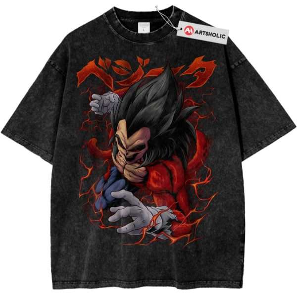 Skull Vegeta JJ4 Shirt, Dragon Ball Shirt, DBZ Shirt, Anime Shirt, Vintage T-Shirt