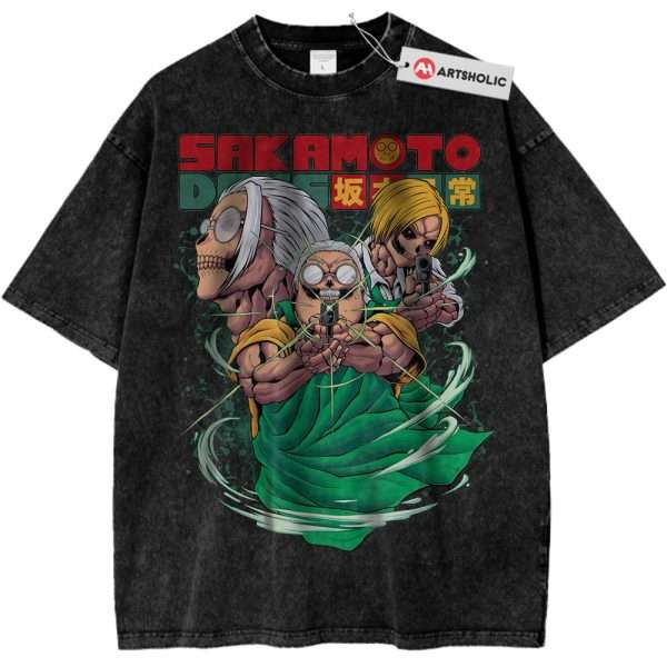 Skull Taro Sakamoto Shirt, Sakamoto Days Shirt, Anime Shirt, Vintage T-Shirt