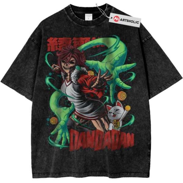 Skull Momo Ayase vs Turbo Granny Shirt, Dandadan Shirt, Anime Shirt, Vintage Tee
