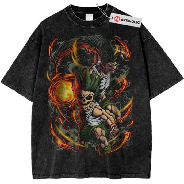 Skull Gon Freecss Shirt, Hunter x Hunter Shirt, HxH Shirt, Anime Shirt, Vintage T-Shirt