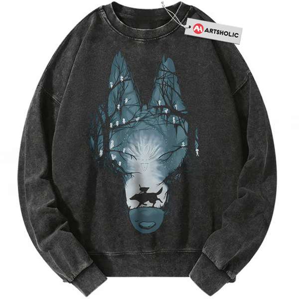 Princess Mononoke Sweatshirt, Studio Ghibli Sweatshirt, Anime Sweatshirt, Vintage Sweatshirt