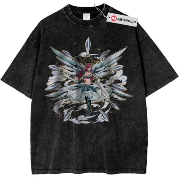 Erza Scarlet Shirt, Fairy Tail Shirt, Anime Shirt, Vintage Tee