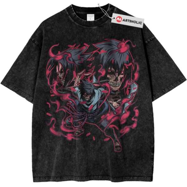 Skull Sasuke Uchiha Shirt, Naruto Shirt, Anime Shirt, Vintage Tee