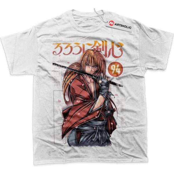 Himura Kenshin Shirt, Rurouni Kenshin Shirt, Anime Shirt, Graphic Tee