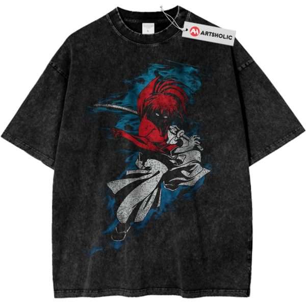 Himura Kenshin Shirt, Rurouni Kenshin Shirt, Anime Shirt, Vintage T-Shirt