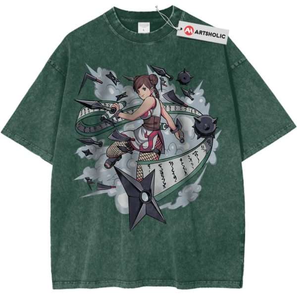 Tenten Shirt, Naruto Shirt, Anime Shirt, Vintage Tee