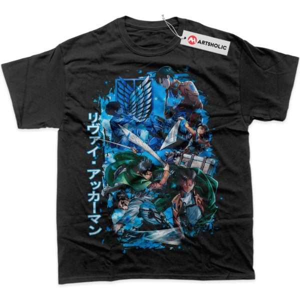 Levi Ackerman Shirt, Attack On Titan Shirt, AOT Shirt, Anime Shirt, Graphic T-Shirt