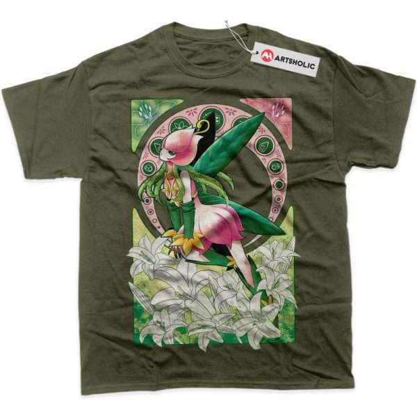 Lillymon Shirt, Digimon Adventure Shirt, Anime Shirt, Graphic T-Shirt