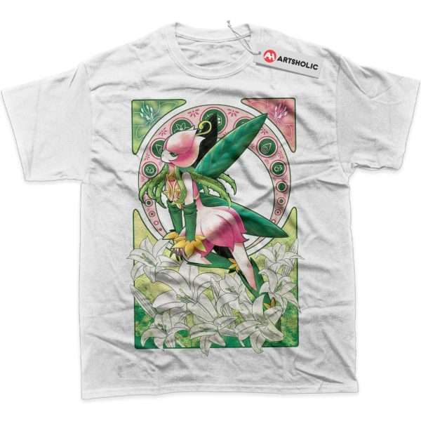 Lillymon Shirt, Digimon Adventure Shirt, Anime Shirt, Graphic T-Shirt