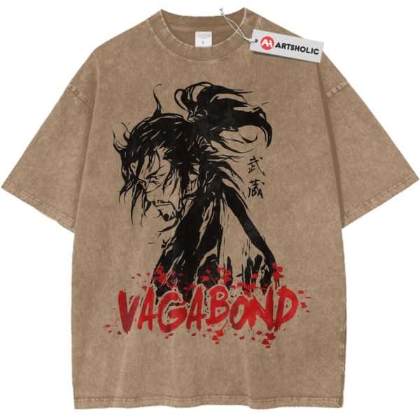 Musashi Miyamoto Shirt, Vagabond Shirt, Anime Shirt, Vintage T-Shirt
