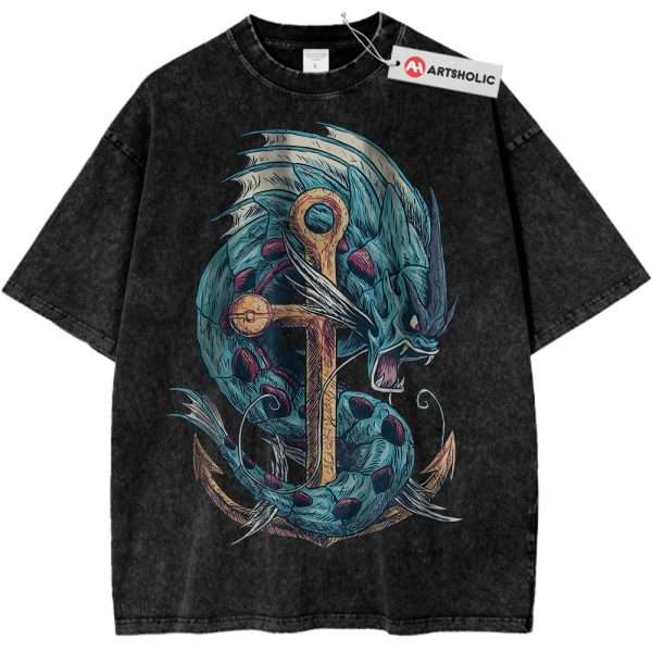 Gyarados Shirt, Pokemon Shirt, PKM Shirt, Anime Shirt, Vintage Tee
