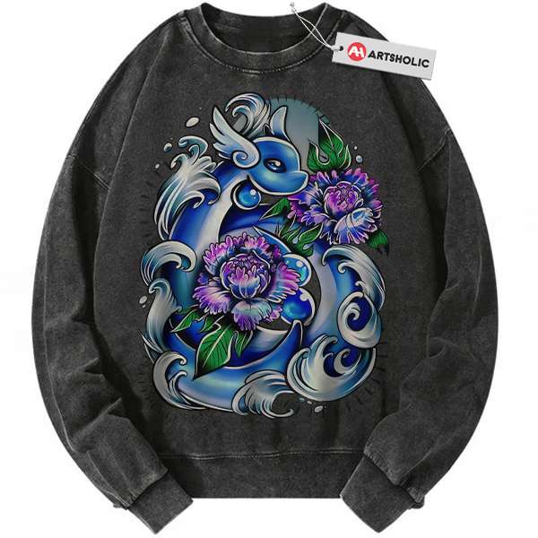 Dragonair Sweatshirt, Pokemon Sweatshirt, PKM Sweatshirt, Anime Sweatshirt, Vintage Sweatshirt