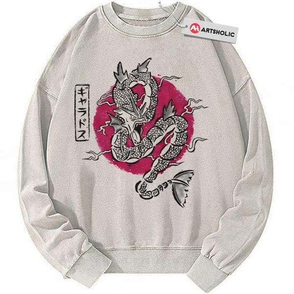 Gyarados Sweatshirt, Pokemon Sweatshirt, PKM Sweatshirt, Anime Sweatshirt, Vintage Sweatshirt