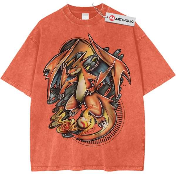 Charizard Shirt, Pokemon Shirt, PKM Shirt, Anime Shirt, Vintage Tee