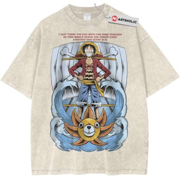 Monkey D Luffy Shirt, One Piece Shirt, Anime Shirt, Vintage Tee