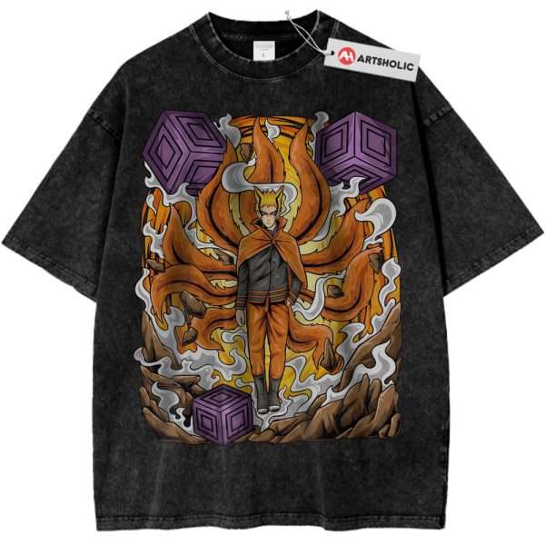Baryon Mode Naruto Uzumaki Shirt, Anime Shirt, Vintage T-Shirt