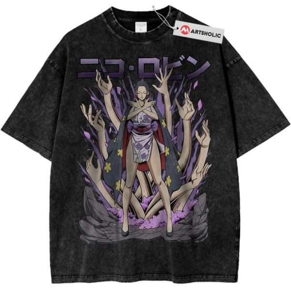 Nico Robin Shirt, One Piece Shirt, Anime Shirt, Vintage Tee