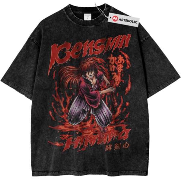 Kenshin Himura Shirt, Rurouni Kenshin Shirt, Anime Shirt, Vintage T-Shirt