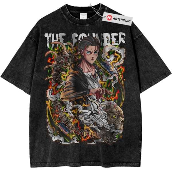 Eren Yeager Shirt, Attack On Titan Shirt, AOT Shirt, Anime Shirt, Vintage T-Shirt