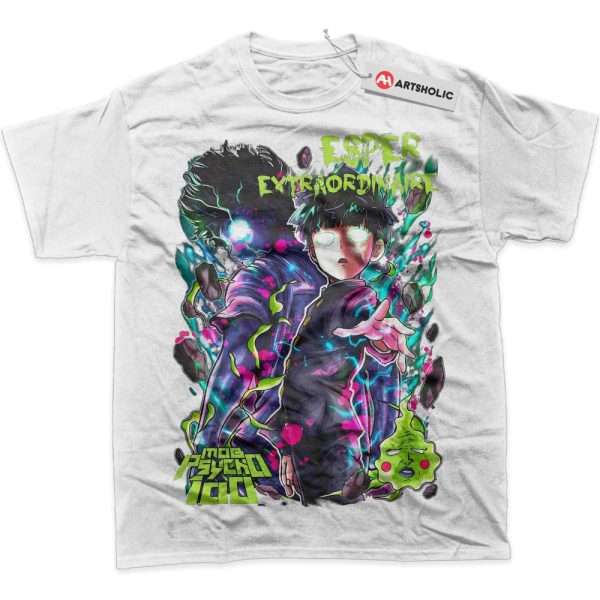 Shigeo Kageyama Shirt, Mob Psycho 100 Shirt, Anime Shirt, Graphic T-Shirt