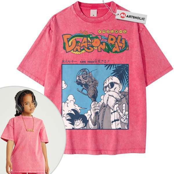 Dragon Ball Z Shirt For Kids, DBZ Shirt For Kids, Anime Shirt For Kids, Vintage T-Shirt For Kids - Cherry, 2XL