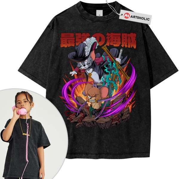 Tom and Jerry Shirt For Kids, Animated Shirt For Kids, Vintage T-Shirt For Kids