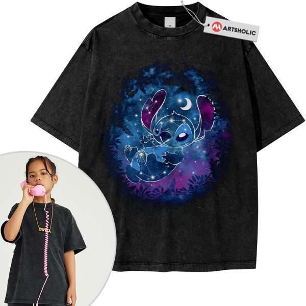 Lilo and Stitch Shirt For Kids, Disney Shirt For Kids, Animated Shirt For Kids, Vintage T-Shirt For Kids