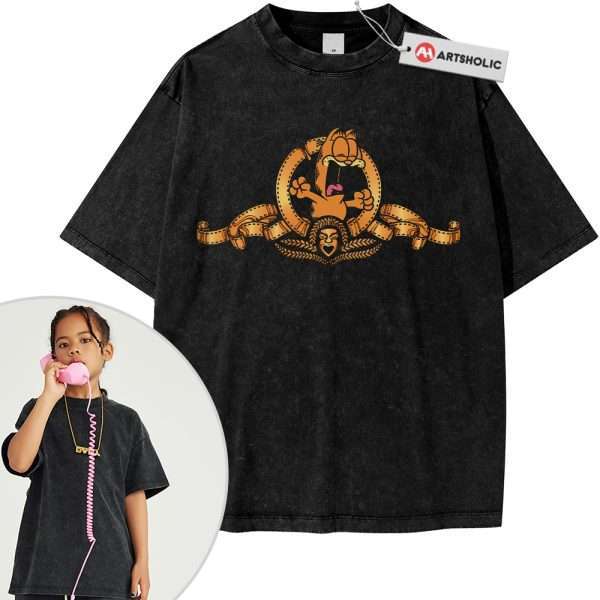 The Garfield Movie Shirt For Kids, Animated Shirt For Kids, Vintage T-Shirt For Kids