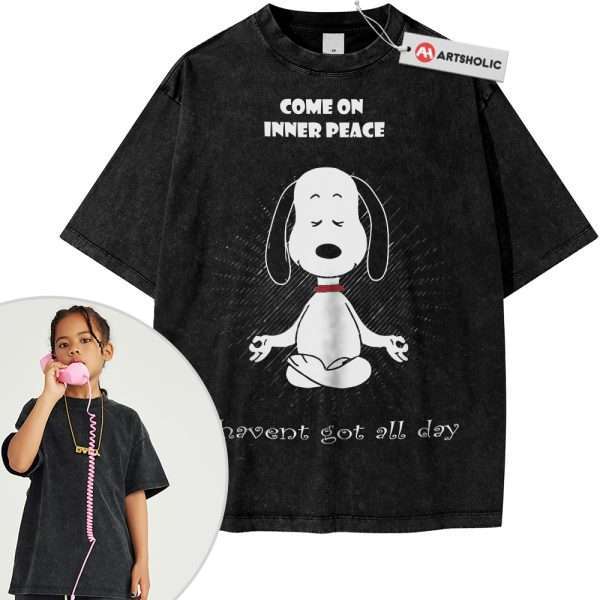 Snoopy Shirt For Kids, Peanuts Shirt For Kids, Animated Shirt For Kids, Vintage T-Shirt For Kids