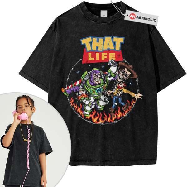 Toy Story Shirt For Kids, Animated Shirt For Kids, Vintage Tee For Kids
