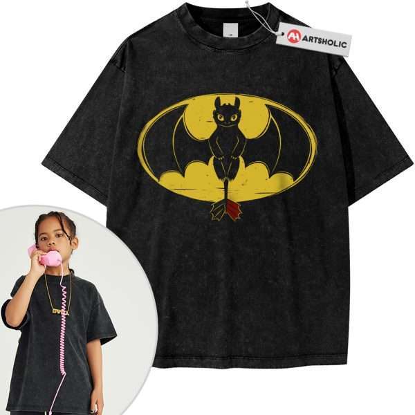 Toothless Shirt For Kids, How to Train Your Dragon Shirt For Kids, Animated Shirt For Kids, Vintage T-Shirt For Kids