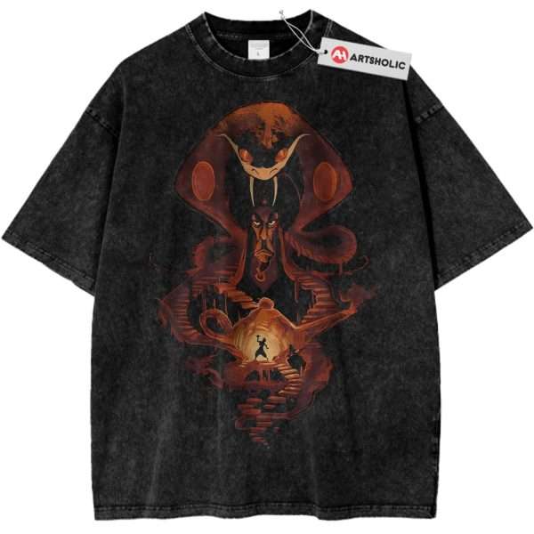 Jafar Shirt, Aladdin Shirt, Animated Shirt, Vintage Tee - Black, XL