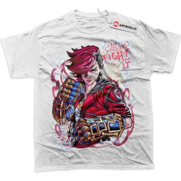 Vi - Arcane Shirt, League of Legends Shirt, Game Shirt, Graphic T-Shirt