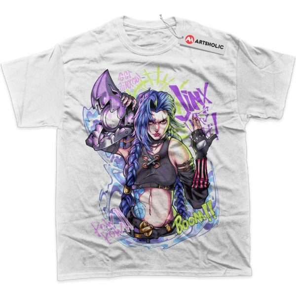 Jinx - Arcane Shirt, League of Legends Shirt, Game Shirt, Graphic T-Shirt