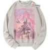 Yae Miko Sweatshirt, Genshin Impact Sweatshirt, Game Sweatshirt, Vintage Sweatshirt