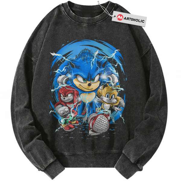 Sonic the Hedgehog Sweatshirt, Game Sweatshirt, Vintage Sweatshirt