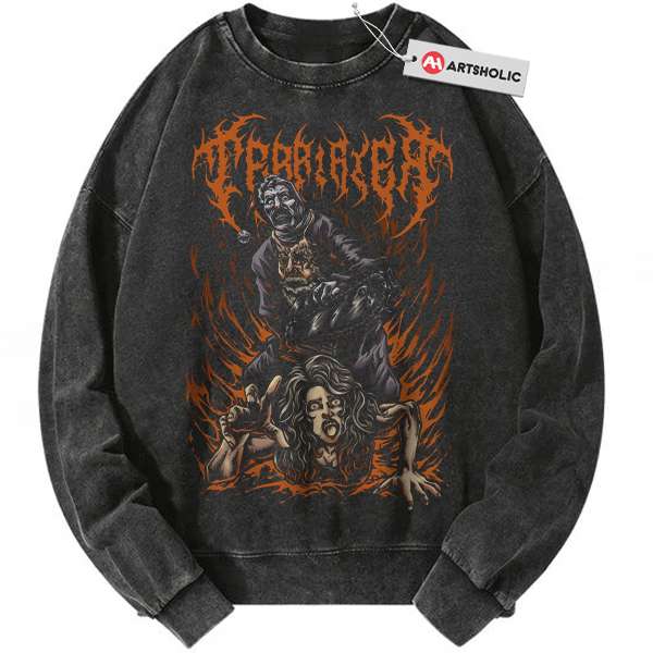Art the Clown Sweatshirt, Terrifier Sweatshirt, Halloween Sweatshirt, Horror Sweatshirt, Vintage Sweatshirt