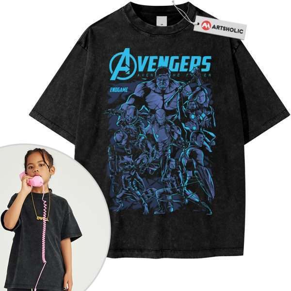 The Avengers Shirt For Kids, Marvel Comics Shirt For Kids, Vintage T-Shirt For Kids