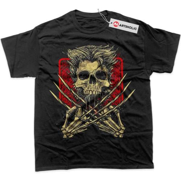 Skull Wolverine Shirt, Marvel Comics Shirt, Graphic T-Shirt
