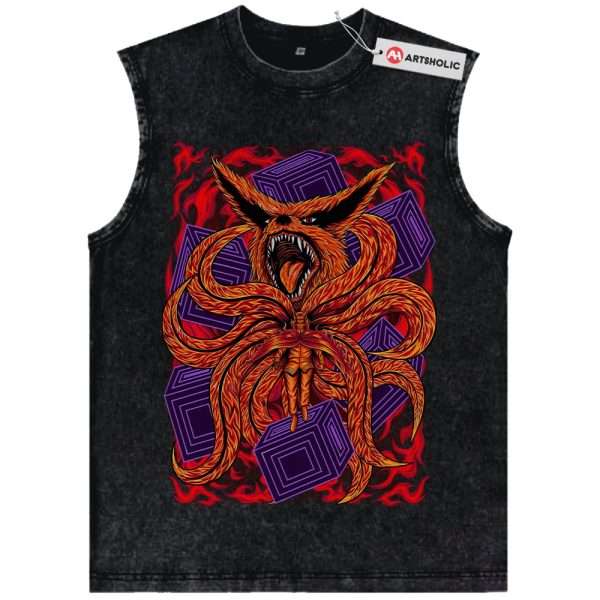 Kurama Tank Top, Naruto Tank Top, Anime Tank Top, Vintage Tank Top