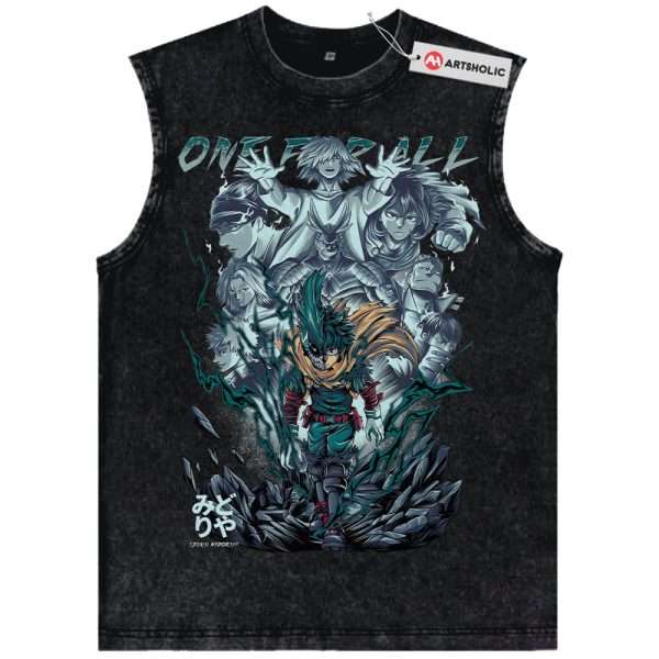 Deku Tank Top, Izuku Midoriya Tank Top, My Hero Academia Tank Top, MHA Tank Top, Anime Tank Top, Vintage Tank Top